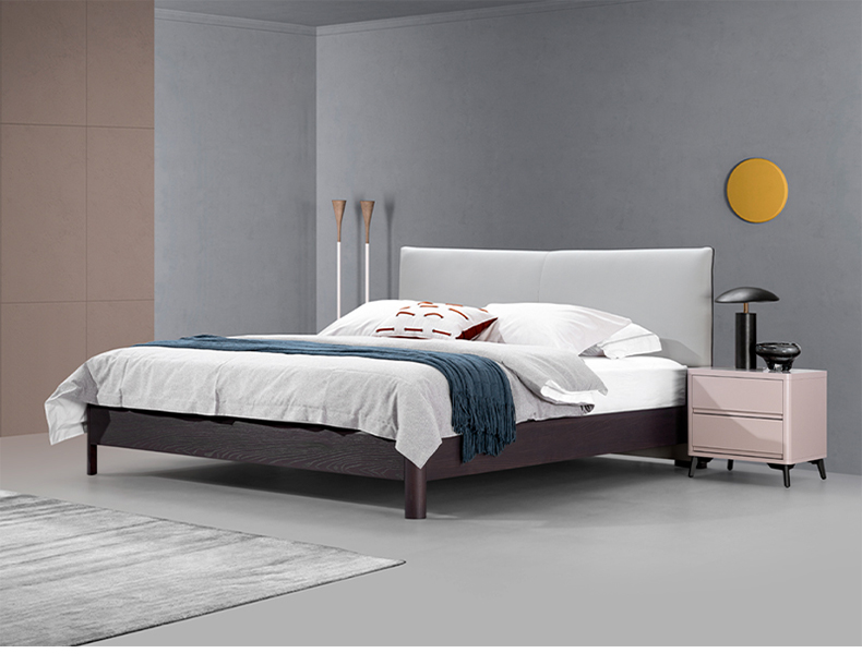 HTC家具现代卧室床2490609