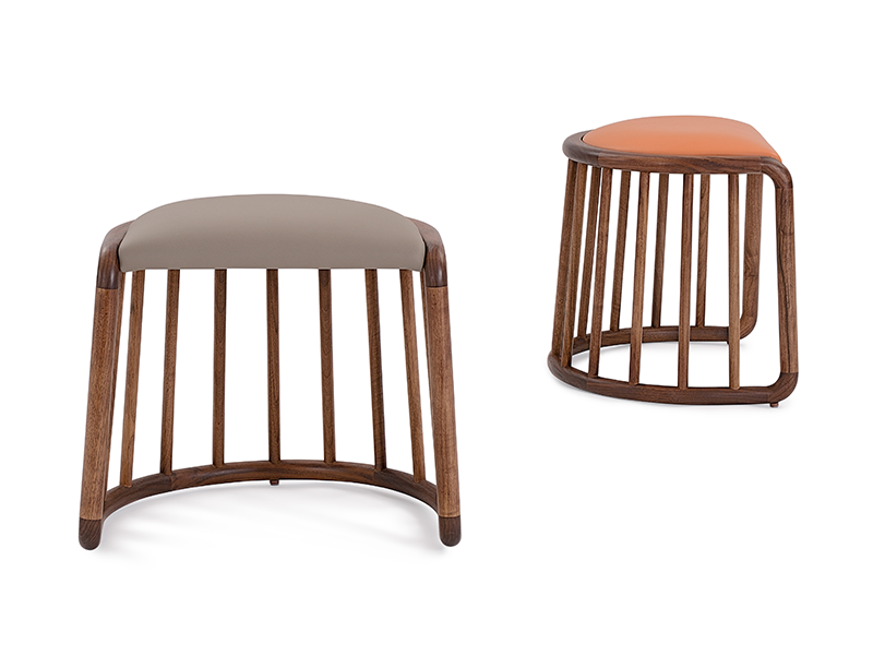 木质感家具·工厂直营店意式极简卧室梳妆凳105妆凳