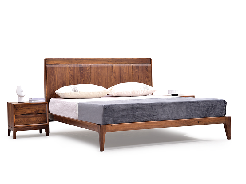 木质感家具·工厂直营店意式极简卧室床113床