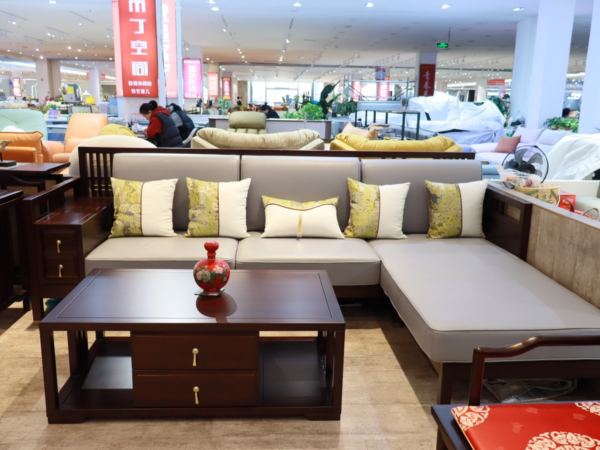 四季檀香新中式家具红檀木实木沙发2950002